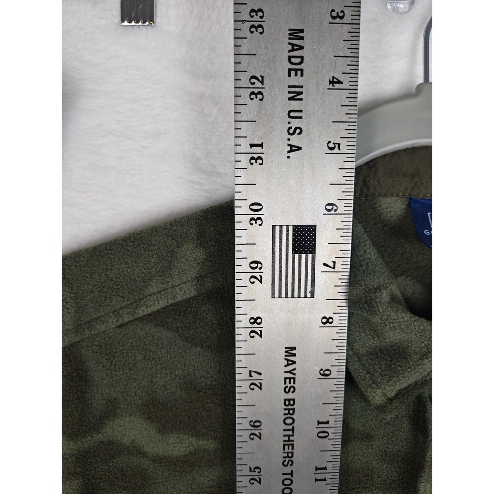 George Men's L 42-44 Camouflage Camo Button Up Shirt Long Sleeve 2 Pocket - Picture 8 of 9